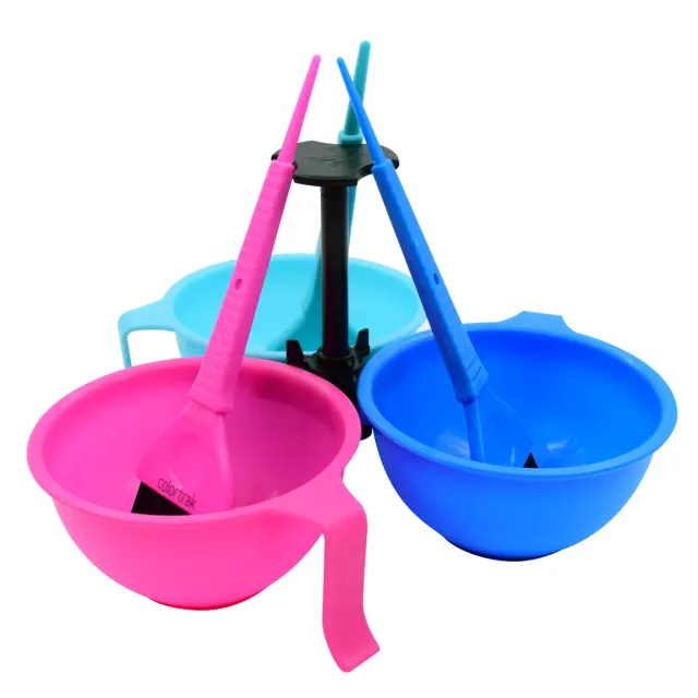 Colortrak Connect-a-Bowl Color Caddy & Brushes Multi-Color